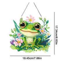 Load image into Gallery viewer, Acrylic Single-Sided Diamond Painting Hanging Pendant for Home Wall Decor (Frog)
