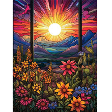 Load image into Gallery viewer, Flowers Sunrise 30*40CM (canvas) Full Square Drill Diamond Painting
