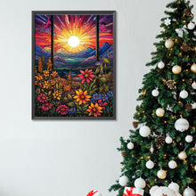 Load image into Gallery viewer, Flowers Sunrise 30*40CM (canvas) Full Square Drill Diamond Painting
