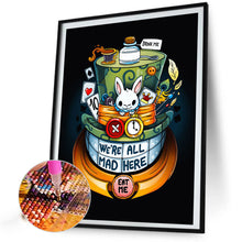 Load image into Gallery viewer, White Rabbit And Mad Hatter 40*60CM (canvas) Full AB Round Drill Diamond Painting
