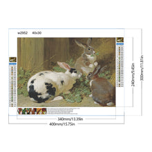 Load image into Gallery viewer, Rabbit Nest 40*30CM (canvas) Full Round Drill Diamond Painting
