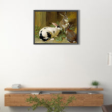 Load image into Gallery viewer, Rabbit Nest 40*30CM (canvas) Full Round Drill Diamond Painting
