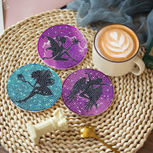 Load image into Gallery viewer, 8 Pcs Acrylic Diamond Painting Coasters with Holder Cork Pads (Beautiful Girl)
