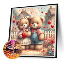 Load image into Gallery viewer, Rose Care Bear 30*30CM (canvas) Full Round Drill Diamond Painting
