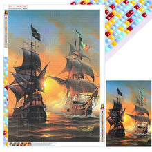 Load image into Gallery viewer, Sea Sailing Boat 50*70CM (canvas) Full Square Drill Diamond Painting
