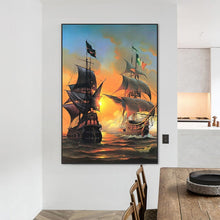 Load image into Gallery viewer, Sea Sailing Boat 50*70CM (canvas) Full Square Drill Diamond Painting
