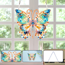 Load image into Gallery viewer, Acrylic Single-Sided Diamond Painting Hanging Pendant for Home Decor (Butterfly)
