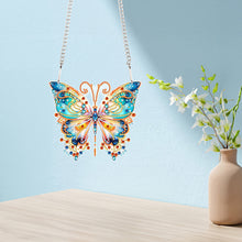 Load image into Gallery viewer, Acrylic Single-Sided Diamond Painting Hanging Pendant for Home Decor (Butterfly)
