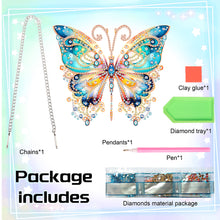 Load image into Gallery viewer, Acrylic Single-Sided Diamond Painting Hanging Pendant for Home Decor (Butterfly)
