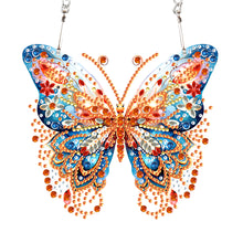 Load image into Gallery viewer, Acrylic Single-Sided Diamond Painting Hanging Pendant for Home Decor (Butterfly)
