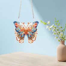 Load image into Gallery viewer, Acrylic Single-Sided Diamond Painting Hanging Pendant for Home Decor (Butterfly)
