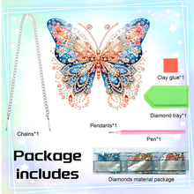 Load image into Gallery viewer, Acrylic Single-Sided Diamond Painting Hanging Pendant for Home Decor (Butterfly)
