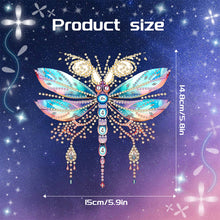 Load image into Gallery viewer, Acrylic Single-Sided Diamond Painting Hanging Pendant for Home Decor (Dragonfly)
