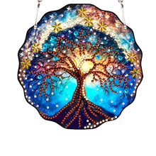 Load image into Gallery viewer, Acrylic Single-Sided Diamond Painting Hanging Pendant for Home Decor (Tree)
