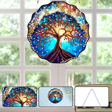 Load image into Gallery viewer, Acrylic Single-Sided Diamond Painting Hanging Pendant for Home Decor (Tree)
