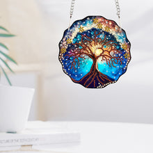 Load image into Gallery viewer, Acrylic Single-Sided Diamond Painting Hanging Pendant for Home Decor (Tree)
