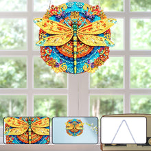 Load image into Gallery viewer, Acrylic Single-Sided Diamond Painting Hanging Pendant for Home Decor (Dragonfly)
