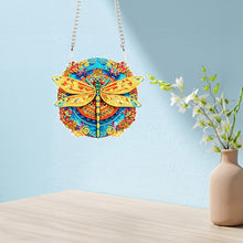 Load image into Gallery viewer, Acrylic Single-Sided Diamond Painting Hanging Pendant for Home Decor (Dragonfly)
