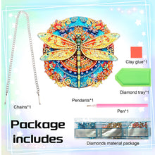 Load image into Gallery viewer, Acrylic Single-Sided Diamond Painting Hanging Pendant for Home Decor (Dragonfly)
