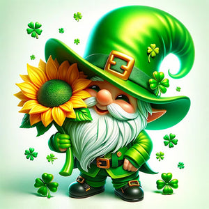 Goblin St. Patrick'S Day 40*40CM (canvas) Full Round Drill Diamond Painting