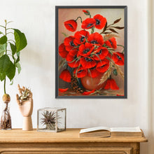 Load image into Gallery viewer, Poppy Bouquet 30*40CM (canvas) Full Round Drill Diamond Painting
