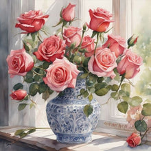 Load image into Gallery viewer, Bouquet 30*30CM (canvas) Full Round Drill Diamond Painting
