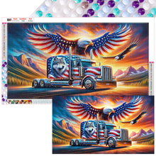 Load image into Gallery viewer, American Eagle 70*40CM (canvas) Full Round Drill Diamond Painting
