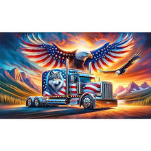 Load image into Gallery viewer, American Eagle 70*40CM (canvas) Full Round Drill Diamond Painting
