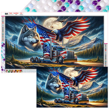 Load image into Gallery viewer, American Eagle 70*40CM (canvas) Full Round Drill Diamond Painting
