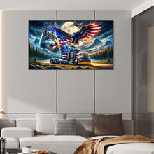 Load image into Gallery viewer, American Eagle 70*40CM (canvas) Full Round Drill Diamond Painting
