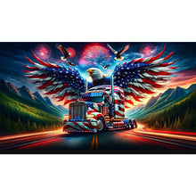 Load image into Gallery viewer, American Eagle 70*40CM (canvas) Full Round Drill Diamond Painting
