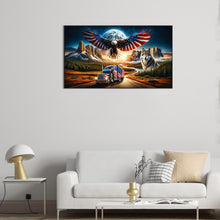 Load image into Gallery viewer, American Eagle 70*40CM (canvas) Full Round Drill Diamond Painting
