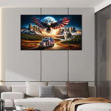 Load image into Gallery viewer, American Eagle 70*40CM (canvas) Full Round Drill Diamond Painting
