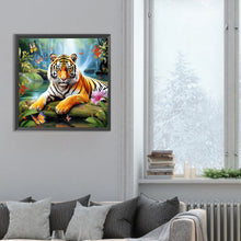 Load image into Gallery viewer, Forest Tiger 30*30CM (canvas) Full Round Drill Diamond Painting
