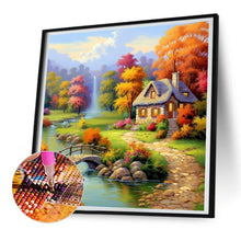 Load image into Gallery viewer, Garden House 30*30CM (canvas) Full Round Drill Diamond Painting

