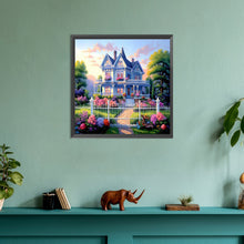 Load image into Gallery viewer, Garden House 30*30CM (canvas) Full Round Drill Diamond Painting
