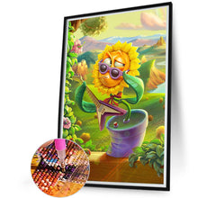 Load image into Gallery viewer, Funny Sunflower 45*60CM (canvas) Full Square Drill Diamond Painting
