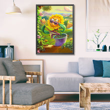 Load image into Gallery viewer, Funny Sunflower 45*60CM (canvas) Full Square Drill Diamond Painting
