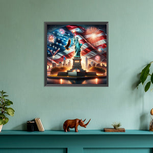 American Eagle 30*30CM (canvas) Full Round Drill Diamond Painting