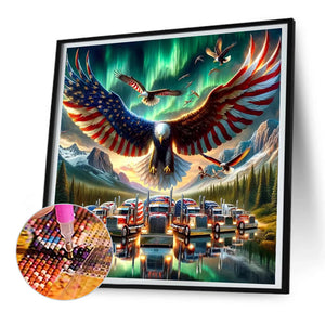 American Eagle 30*30CM (canvas) Full Round Drill Diamond Painting