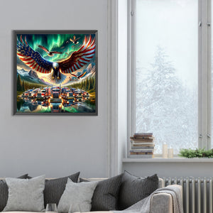 American Eagle 30*30CM (canvas) Full Round Drill Diamond Painting