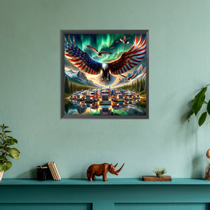 American Eagle 30*30CM (canvas) Full Round Drill Diamond Painting