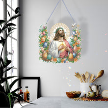 Load image into Gallery viewer, Acrylic Jesus Easter Egg Single-Sided 5D DIY Diamond Painting Hanging Pendant
