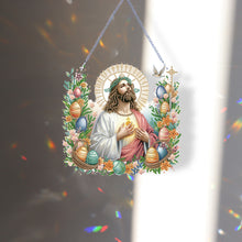 Load image into Gallery viewer, Acrylic Jesus Easter Egg Single-Sided 5D DIY Diamond Painting Hanging Pendant
