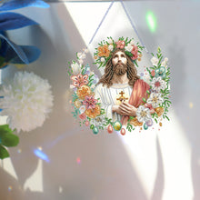 Load image into Gallery viewer, Acrylic Jesus Easter Egg Single-Sided 5D DIY Diamond Painting Hanging Pendant
