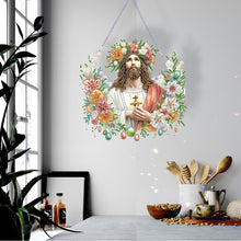 Load image into Gallery viewer, Acrylic Jesus Easter Egg Single-Sided 5D DIY Diamond Painting Hanging Pendant
