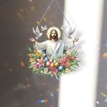 Load image into Gallery viewer, Acrylic Jesus Easter Egg Single-Sided 5D DIY Diamond Painting Hanging Pendant
