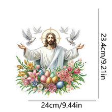 Load image into Gallery viewer, Acrylic Jesus Easter Egg Single-Sided 5D DIY Diamond Painting Hanging Pendant
