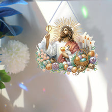 Load image into Gallery viewer, Acrylic Jesus Easter Egg Single-Sided 5D DIY Diamond Painting Hanging Pendant
