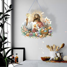 Load image into Gallery viewer, Acrylic Jesus Easter Egg Single-Sided 5D DIY Diamond Painting Hanging Pendant
